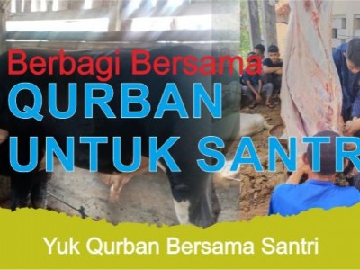 Qurban Bersama Santri